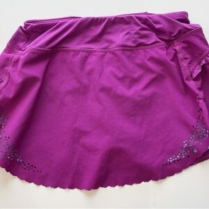 Hind Purple Laser Cut Tennis Golf Shorts Built in Blue Brief Size Small
